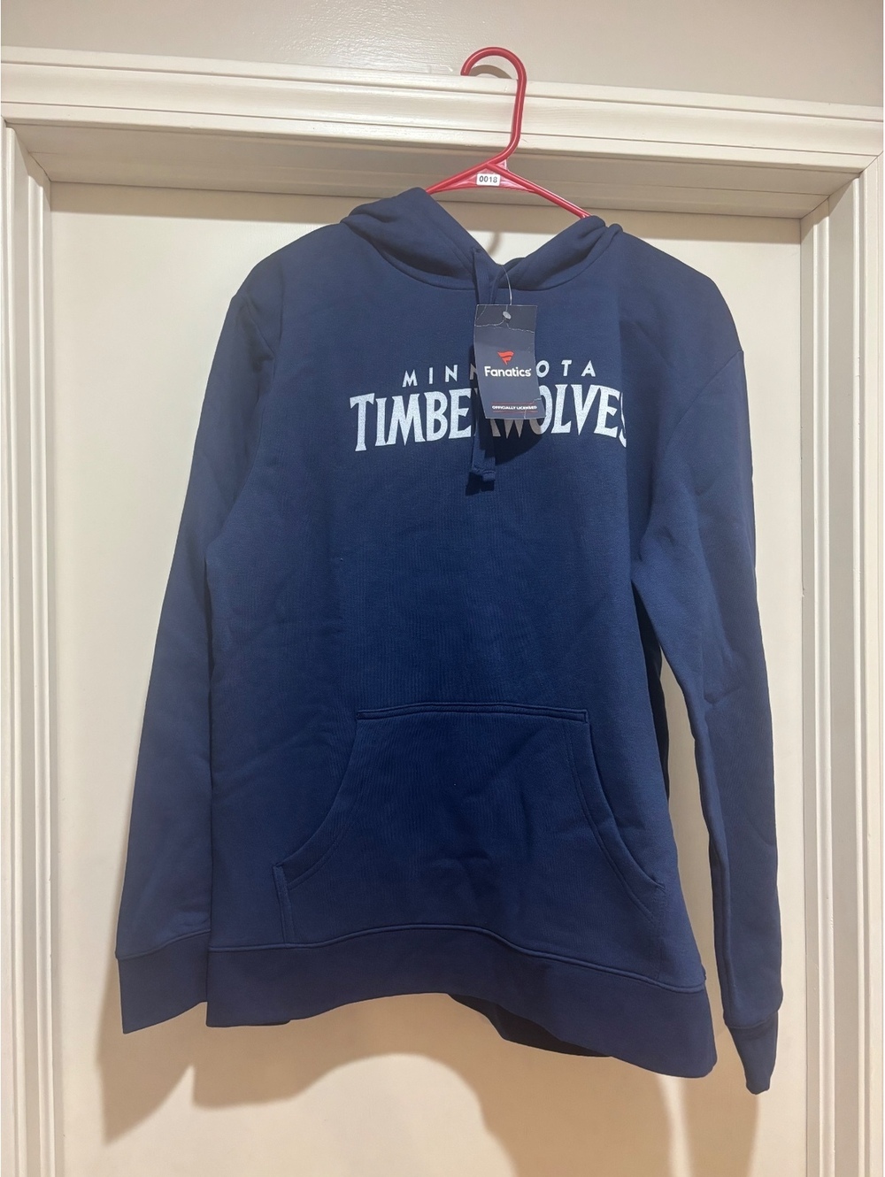 NWT Fanatics Minnesota Timberwolves Hoodie Navy Men’s Large NBA